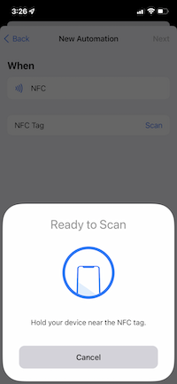 NFC Tag Scanning